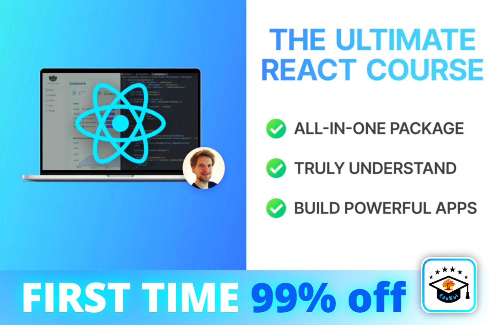 Udemy: The Ultimate React Course 2023: React, Redux & More